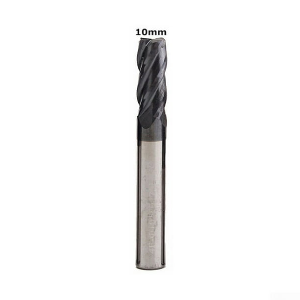 8mm Carbide Endmill 2 Flute Ball Nose Extra Long TiAlN 